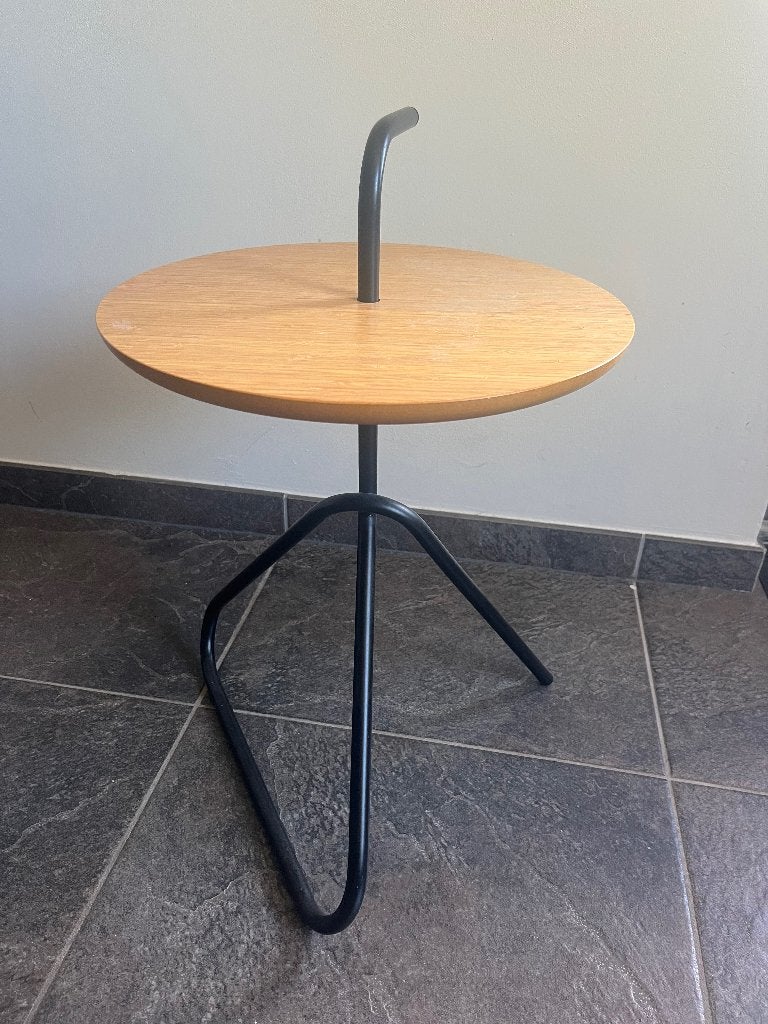 Bijzettafel Zuiver, Minder dan 55 cm, Rond, Zo goed als nieuw, Ophalen