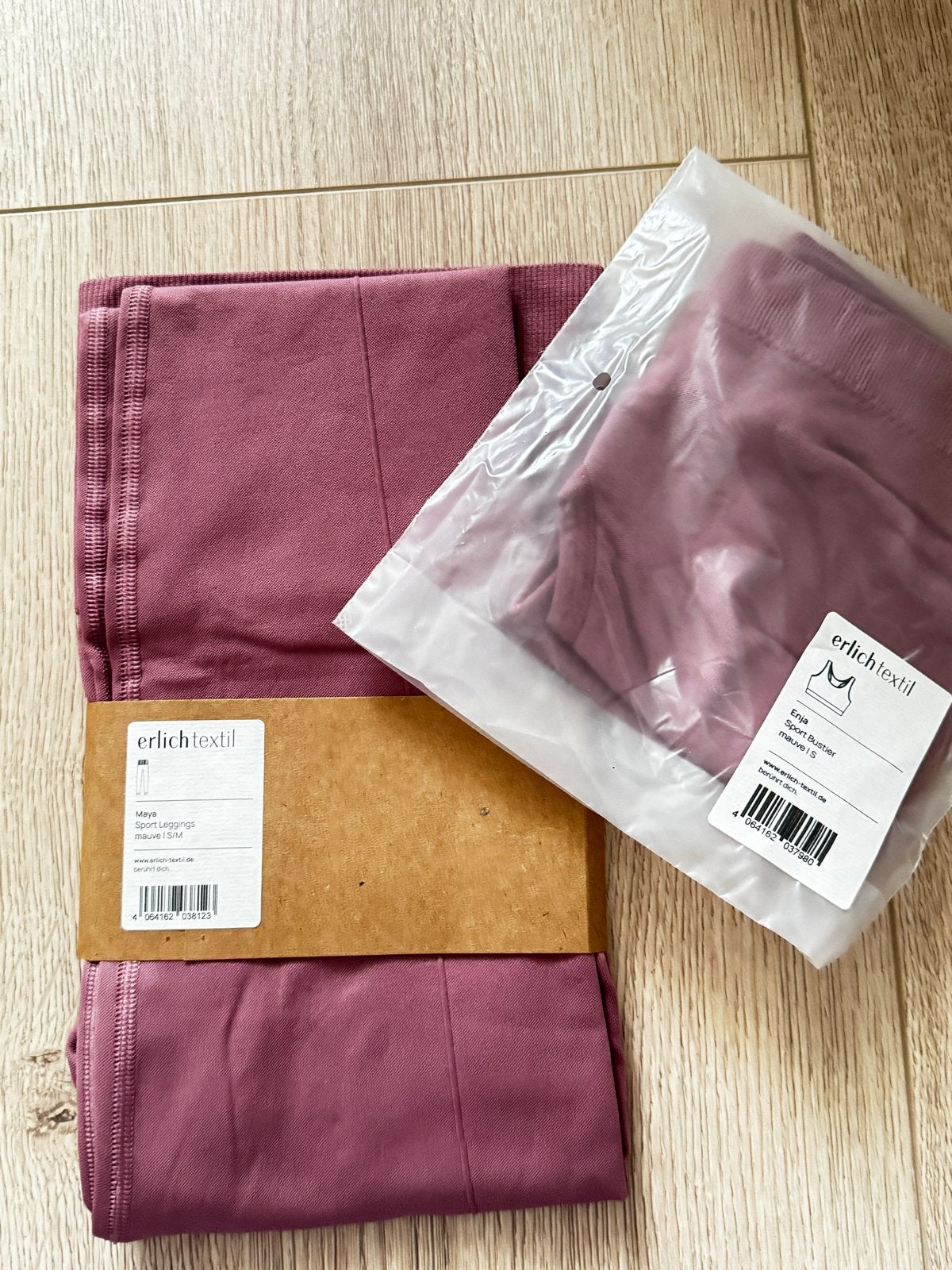 Nieuwe ERLICH TEXTIL trainingsset S/M, Kleding | Dames, Paars, Nieuw, Ophalen of Verzenden, Fitness of Aerobics