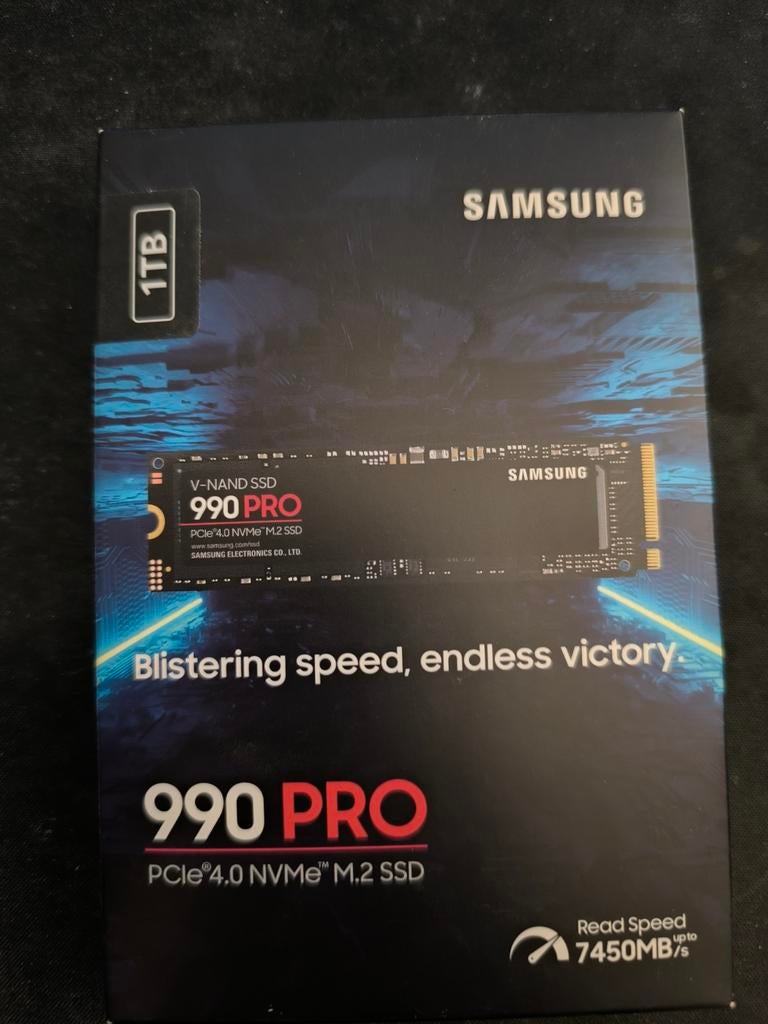 Samsung 990 PRO PCI 4.0 NVMe M.2 SSD 1TB, Computers en Software, Harde schijven, Intern, Server, SSD, Ophalen of Verzenden