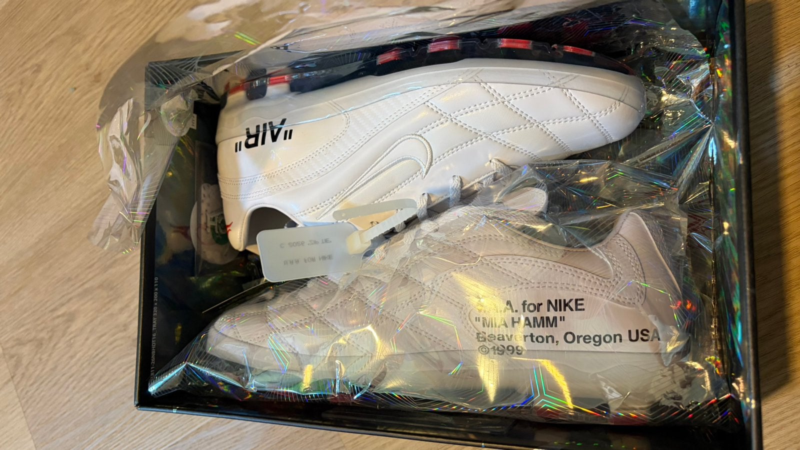 Nike Air Cryoshot USA Virgil Abloh (mt 41), Wit, Nieuw, Ophalen of Verzenden, Sneakers of Gympen
