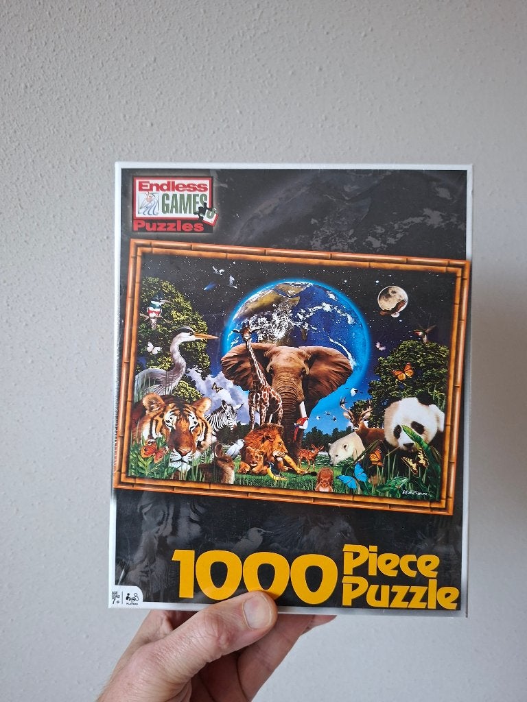 Prachtige Dierenpuzzel "Peace on Earth" - Endless Games, Ophalen of Verzenden, 500 t/m 1500 stukjes, Nieuw, Legpuzzel