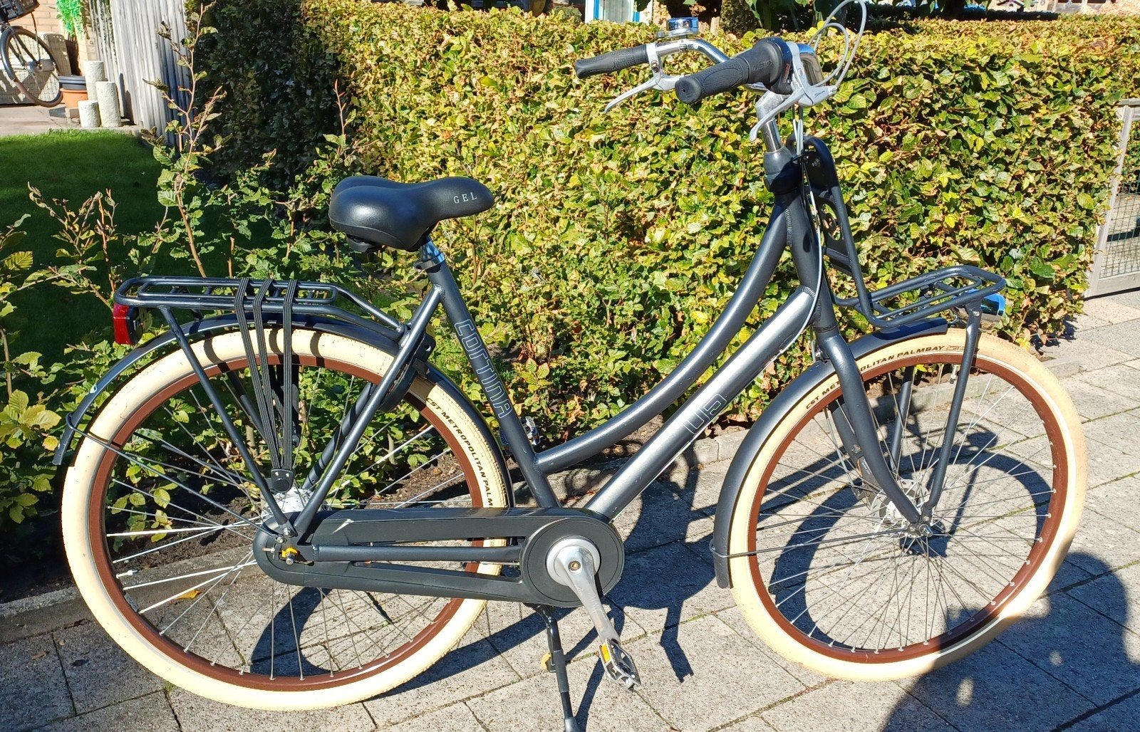 Stoere cortina u5 damesfiets, Gebruikt, Versnellingen, 56 cm of meer, Trommelrem