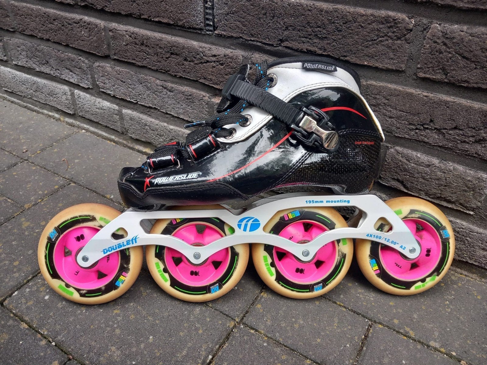 Powerslide inline skates met Matter wielen - Maat 37, Ophalen, Gebruikt, Overige typen, Overige merken