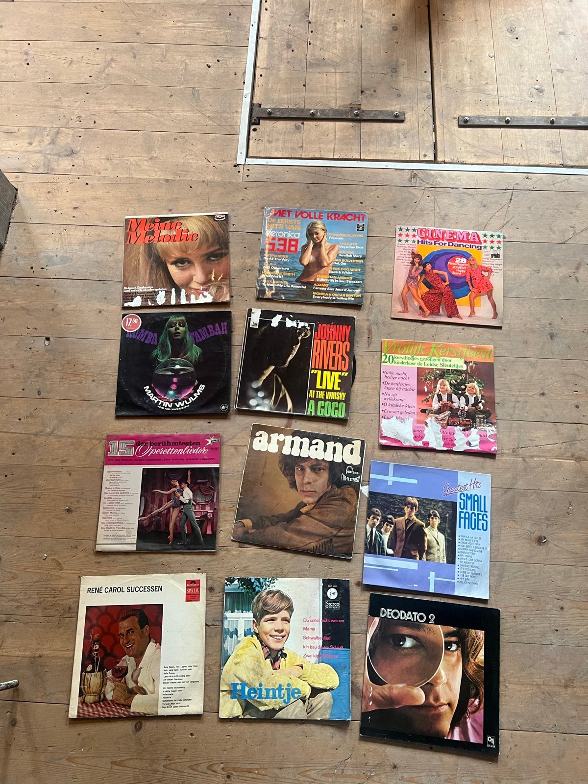 Grote partij 50 vintage LP’s  60/70 o.a. Armand & Deodato, Fotohoes, Ophalen of Verzenden, Gebruikt, 7 inch