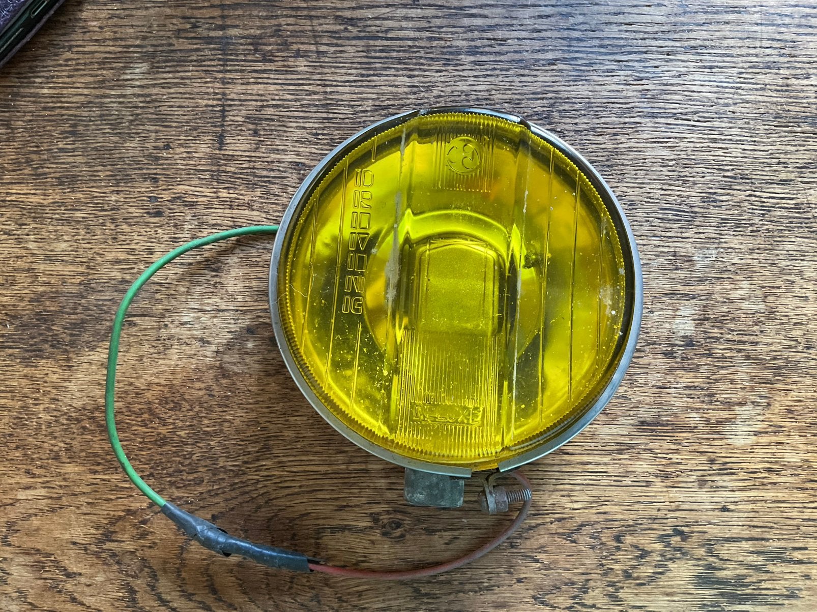 Mistlamp Oldtimer, Ophalen