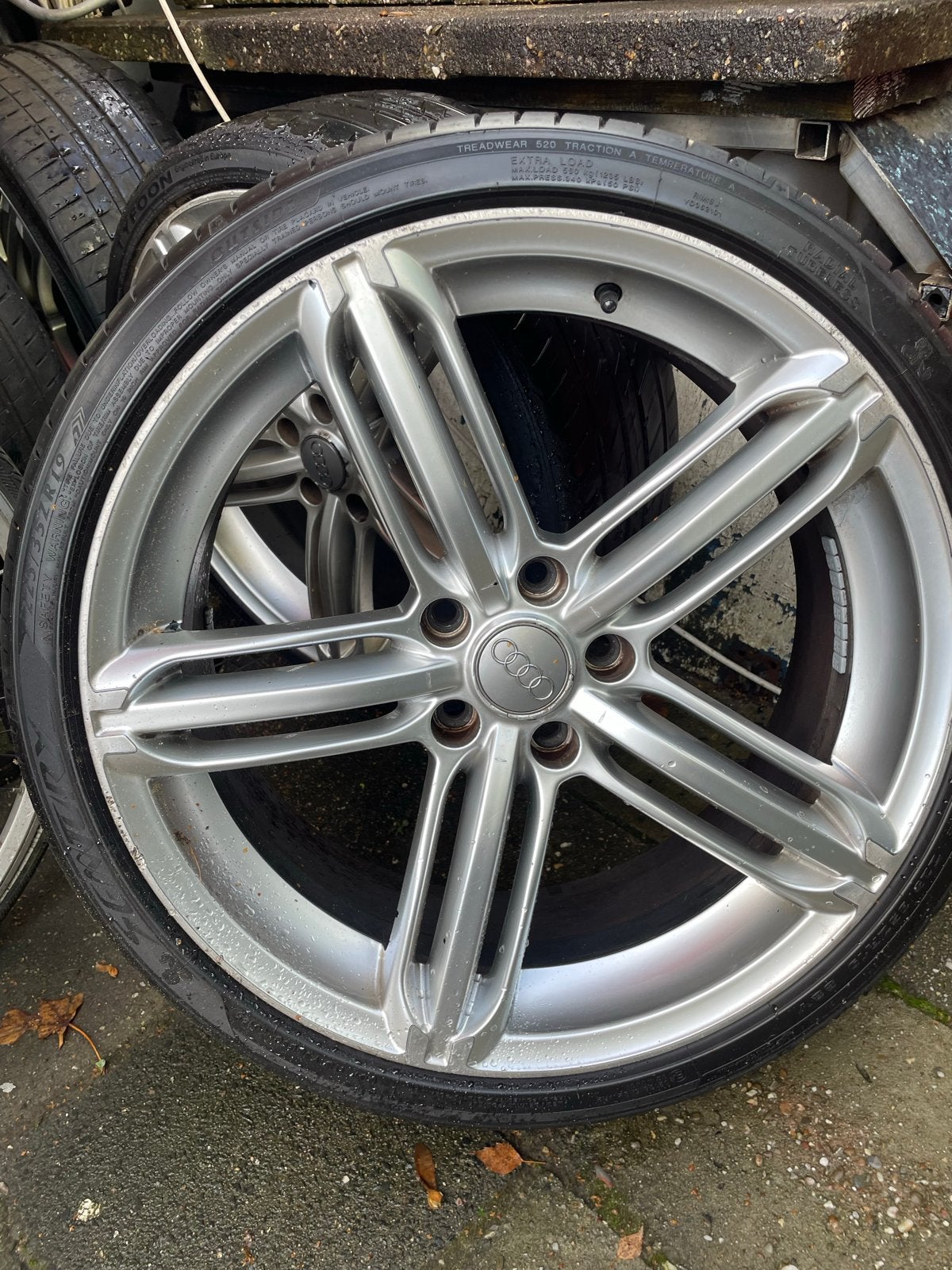 Audi velgen met nieuwe banden 19 inch, 19 inch, Gebruikt, Banden en Velgen, Ophalen of Verzenden