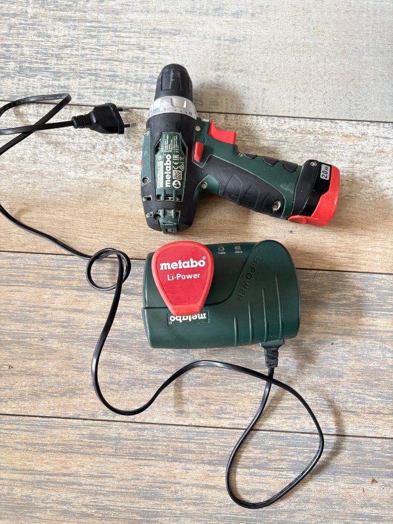 Accu boorschroefmachine Metabo, Doe-het-zelf en Verbouw, Ophalen of Verzenden, Zo goed als nieuw, Boor- en Schroefmachine
