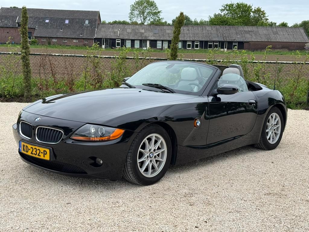 BMW Z4 2003 Zwart 2.5i, Auto's, BMW, Particulier, Z4, Airbags, Airconditioning, Automatische klimaatregeling, Bi-Xenon koplampen