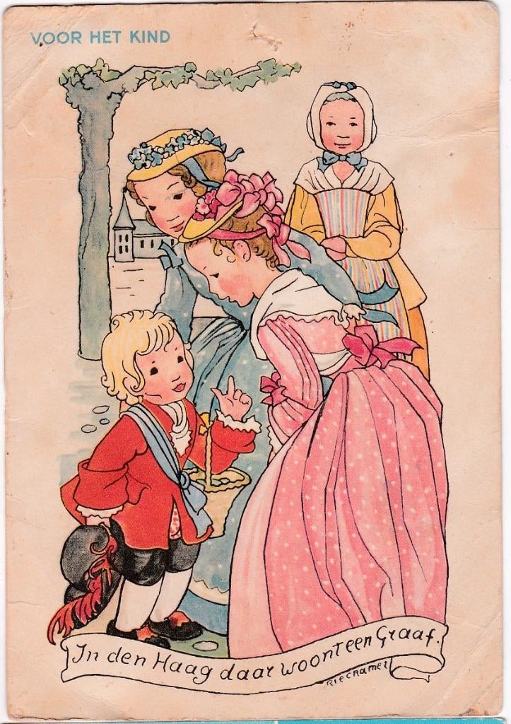 Voor het kind 1952 / Rie Kramer - In Den Haag daar woont .., Verzenden, 1940 tot 1960, Gelopen, Kinderen