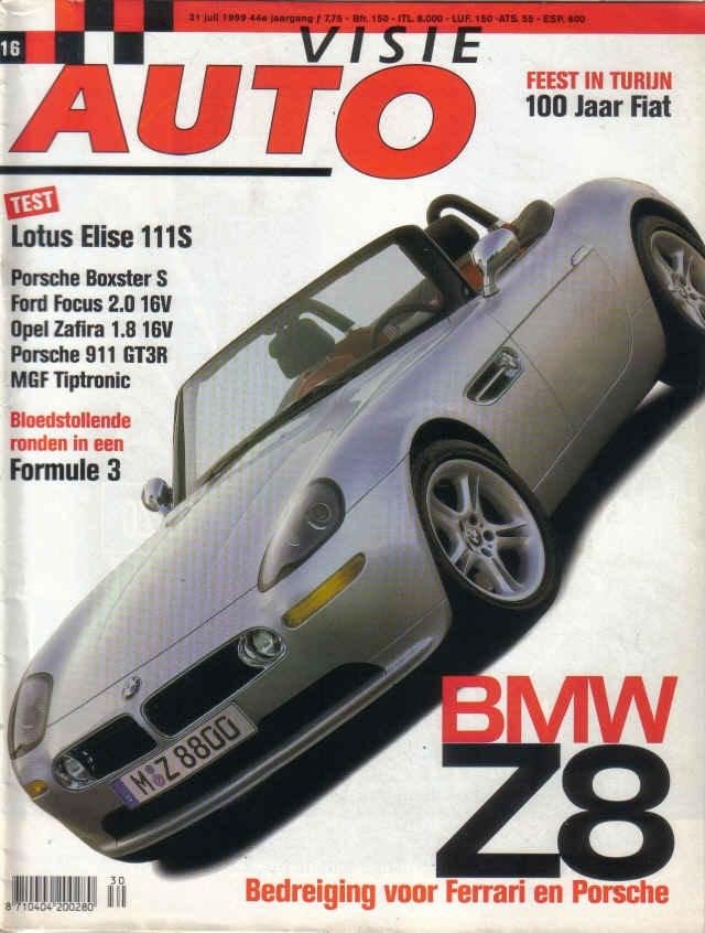 Autovisie 16 1999 : Porsche 911 GT3R - Boxster S - Lotus, Boeken, Ophalen of Verzenden, Gelezen, Algemeen