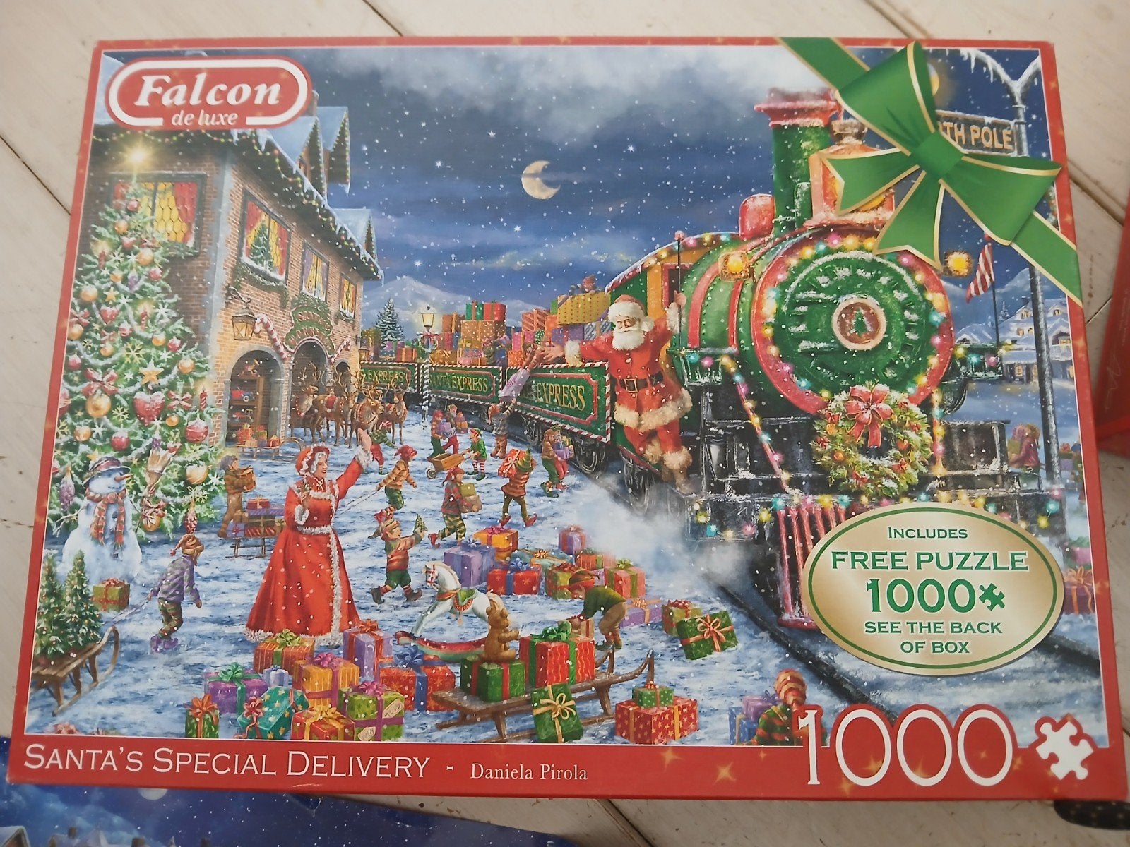falcon puzzel 2x 1000, Ophalen of Verzenden, 500 t/m 1500 stukjes, Zo goed als nieuw