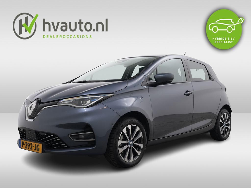 Renault ZOE R135 INTENS 52 KWH KOOPACCU SOH 92,51% | Navi |, Auto's, Renault, 136 pk, Gebruikt, Zwart, Leder en Stof
