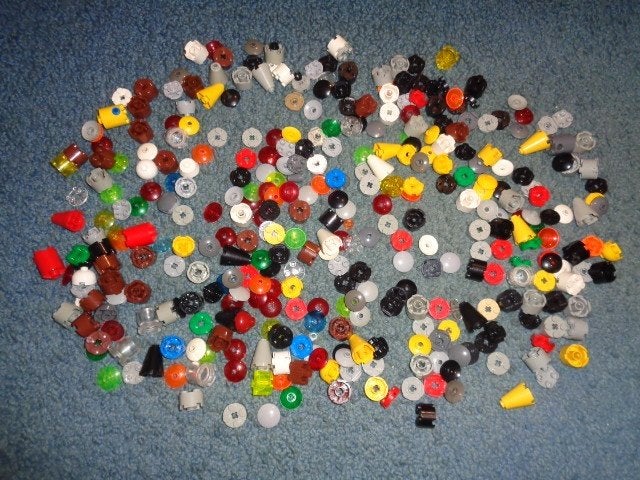 Partij H242=Lego ronde stenen, Kinderen en Baby's, Speelgoed | Duplo en Lego, Gebruikt, Lego, Losse stenen, Ophalen of Verzenden