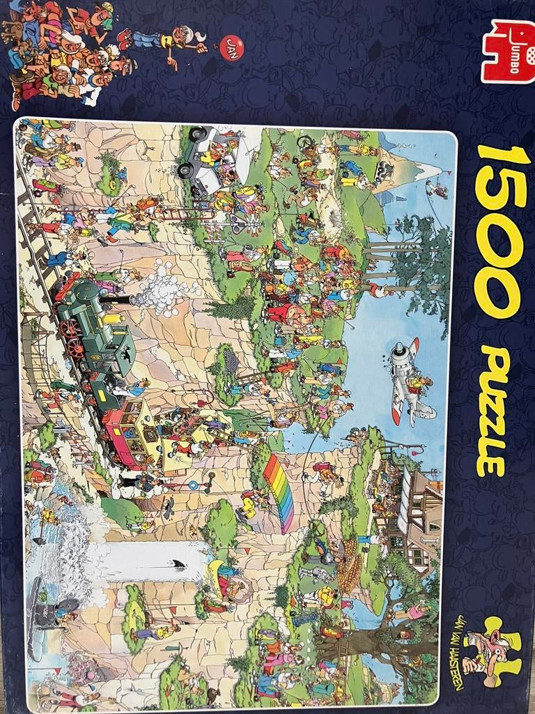 Jan van Haasteren: De Golfbaan 1500 stukjes, Ophalen of Verzenden, 500 t/m 1500 stukjes, Zo goed als nieuw