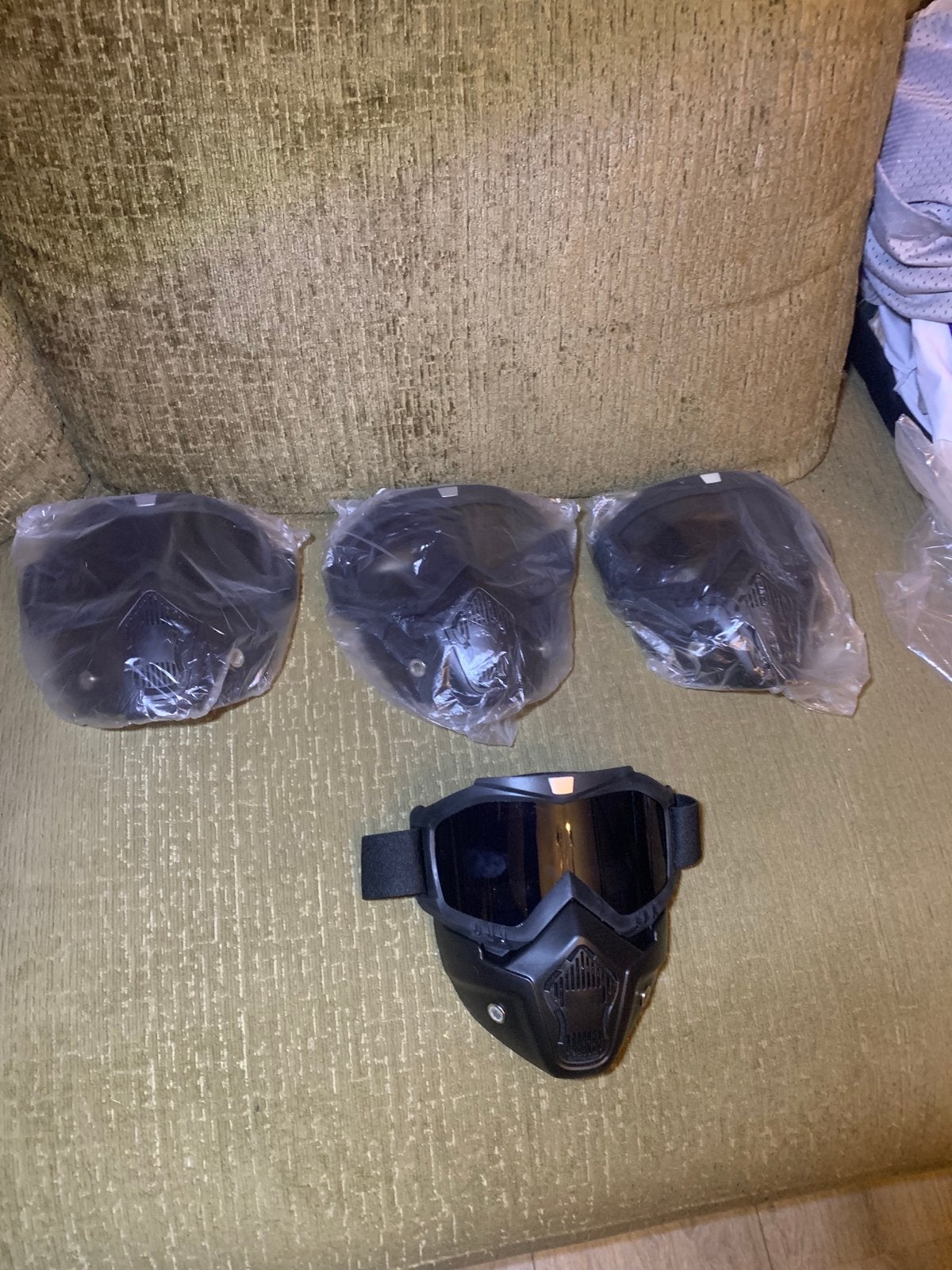 Nieuwe Motorhelm Vizier Maskers (5 stuks) paintball airsoft, Ophalen of Verzenden, Nieuw