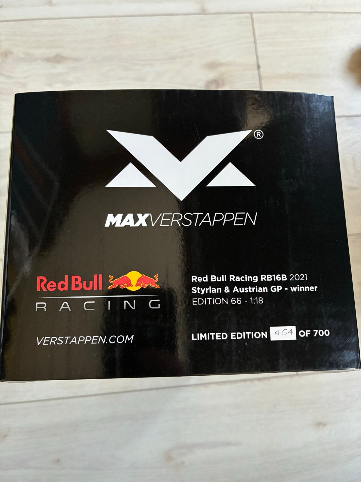 Minichamps 1:18 Verstappen RB16B 2021 Styrian&Austrian GP, Ophalen of Verzenden, Nieuw, Auto, MiniChamps