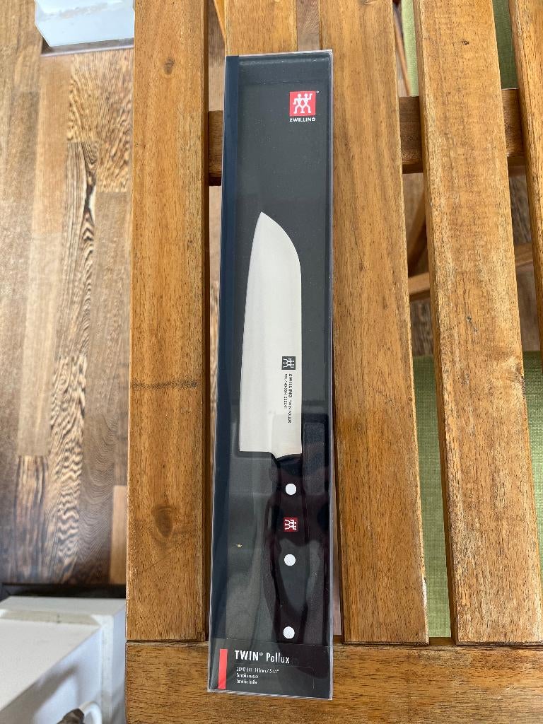 Zwilling Twin Pollux Santoku mes 145 mm, Ophalen of Verzenden, Nieuw, Overige materialen, Los bestek