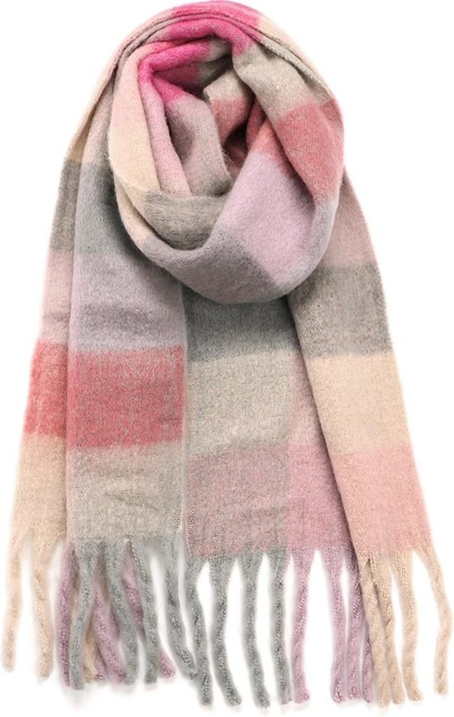 Partij sjaal dames 250 cm omslagdoek  100 stuks mix, Ophalen of Verzenden, Zo goed als nieuw, Maat 46/48 (XL) of groter, Sjaal