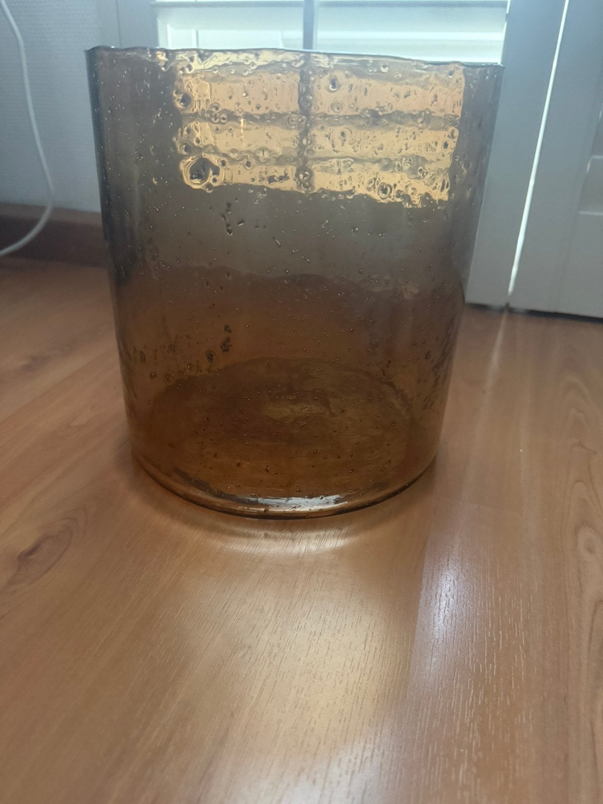 Geweldig groot bubbel windlicht stoer, sober, hoffz inf, Ophalen of Verzenden, Zo goed als nieuw, Windlicht