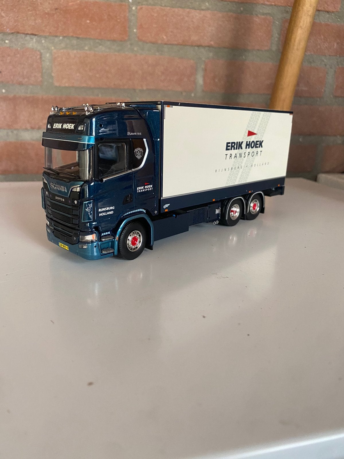 Tekno scania bakwagen erik hoek, Ophalen of Verzenden, Zo goed als nieuw, Bus of Vrachtwagen, Tekno