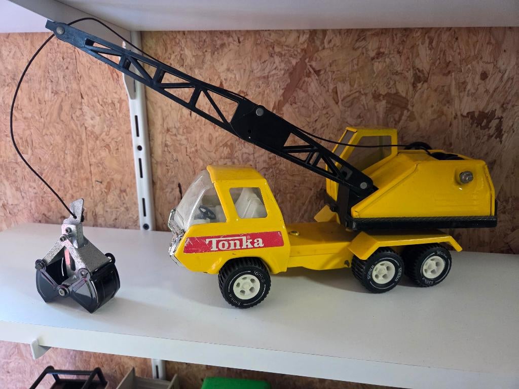 Tonka auto's, Ophalen, Gebruikt