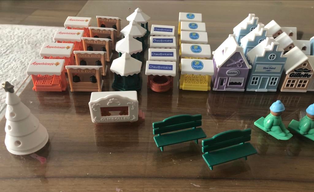 Albert Heijn Winterdorp met onderplaten, Ophalen of Verzenden, Zo goed als nieuw