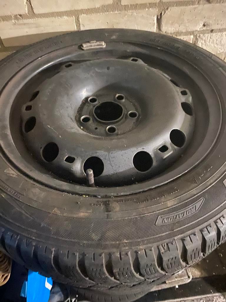 5x100 57.1 Stalen velgen met doppen, Ophalen, Gebruikt