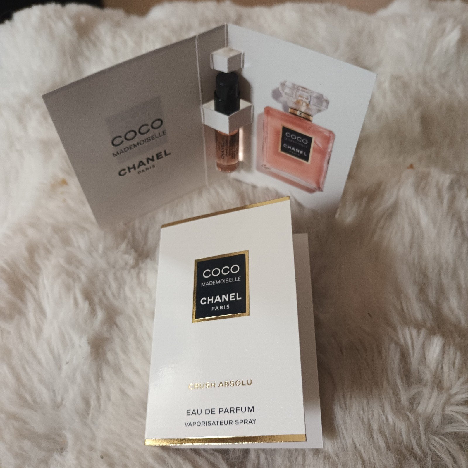 CHANEL coco mademoiselle CRUSH ABSOLU parfum proefjes..2 x.., Ophalen of Verzenden, Nieuw