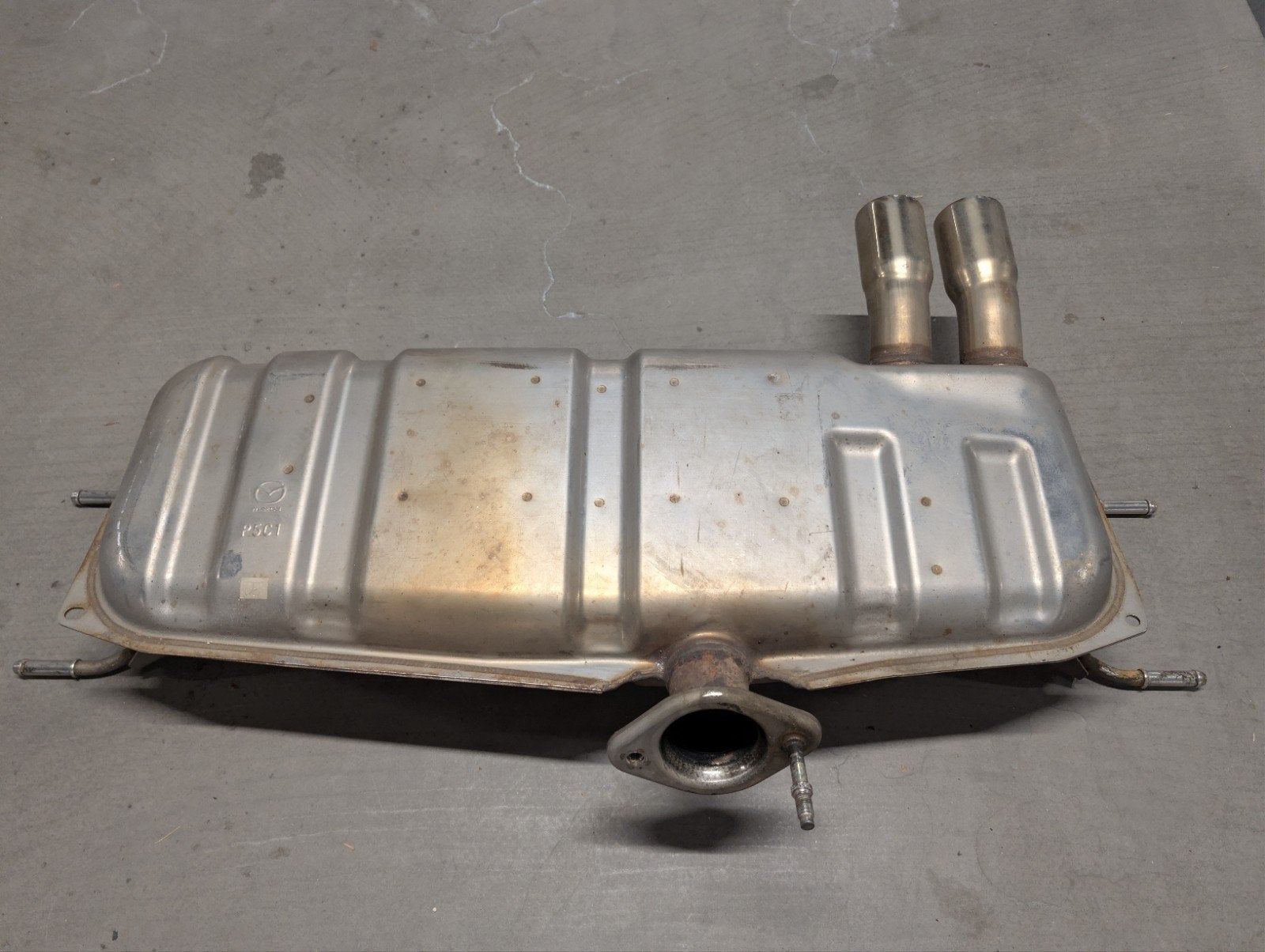 Mazda MX-5 ND exhaust, silencer, as good as new, original, Auto-onderdelen, Uitlaatsystemen, Ophalen, Gebruikt, Mazda