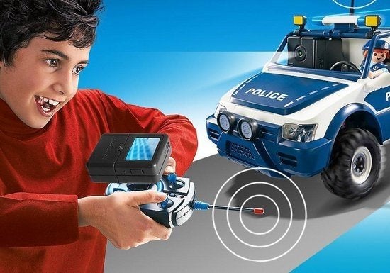 Playmobil Set 5528 Bestuurbare Politiewagen met camera, Kinderen en Baby's, Speelgoed | Playmobil, Ophalen of Verzenden, Zo goed als nieuw