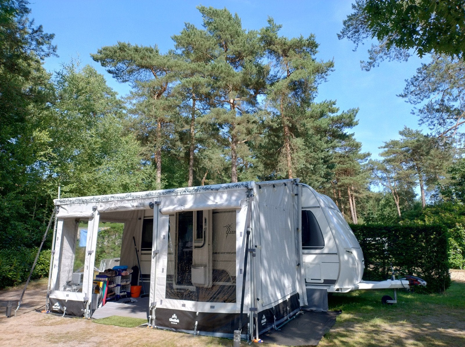 Luifeltent Obelink King, Ophalen