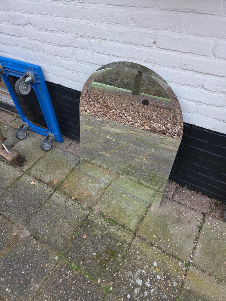 Decoratieve spiegel  boogvorm, Ophalen of Verzenden, Overige vormen, Minder dan 50 cm, Minder dan 100 cm