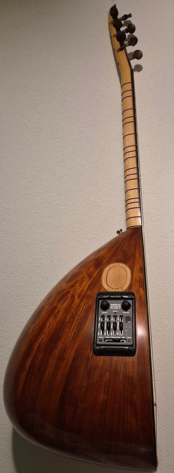 Yılmaz Müzik - kısa sap bağlama - gül ağacı - Fishman, Ophalen, Gebruikt, Luit, Saz of Bouzouki