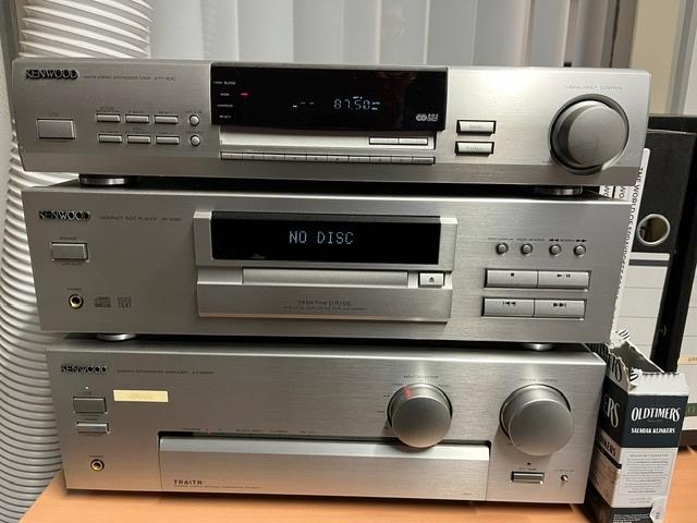 Kenwood audio systeem, Audio, Tv en Foto, Versterkers en Receivers, Gebruikt, 60 tot 120 watt, Stereo, Ophalen