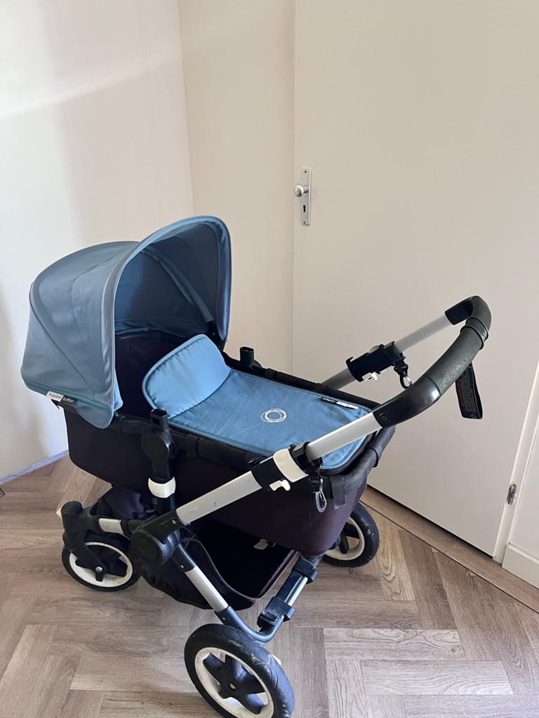 Bugaboo Buffalo kinderwagen met reiswieg en accessoires, Ophalen, Gebruikt, Luchtbanden, Bugaboo