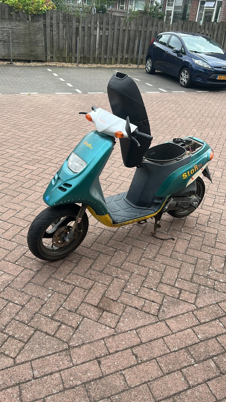 piaggio typhoon storm duits opknapper, Fietsen en Brommers, Ophalen, Zo goed als nieuw, Benzine, Overige modellen