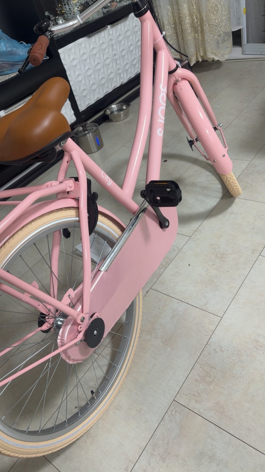 Foto 9 van SJOEF 24 inch meisjesfiets roze – nieuw, nooit gebruikt