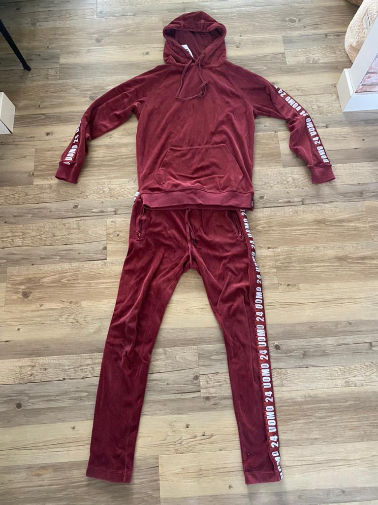 24 uomo trainingspak xs, Blauw, Ophalen of Verzenden, Zo goed als nieuw, Korte mouw