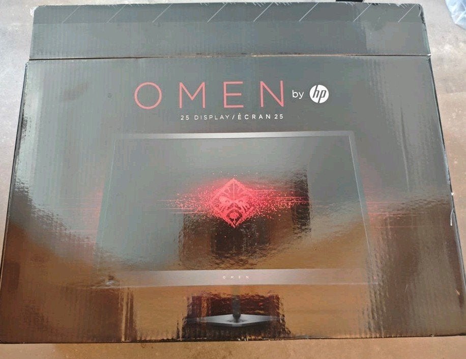 HP Omen gaming monitor met originele doos, Gaming, HP Omen, 101 t/m 150 Hz, In hoogte verstelbaar