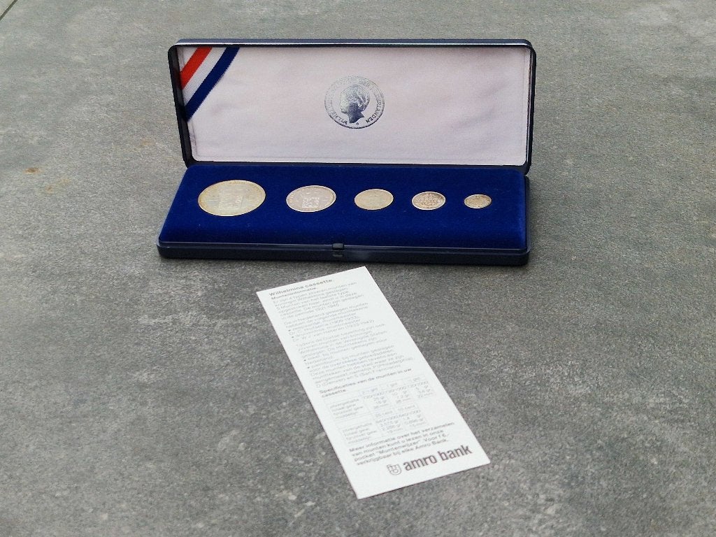 Complete set zilveren Wilhelmina munten – Nette staat!, Postzegels en Munten, Ophalen, Setje, Zilver, Overige waardes