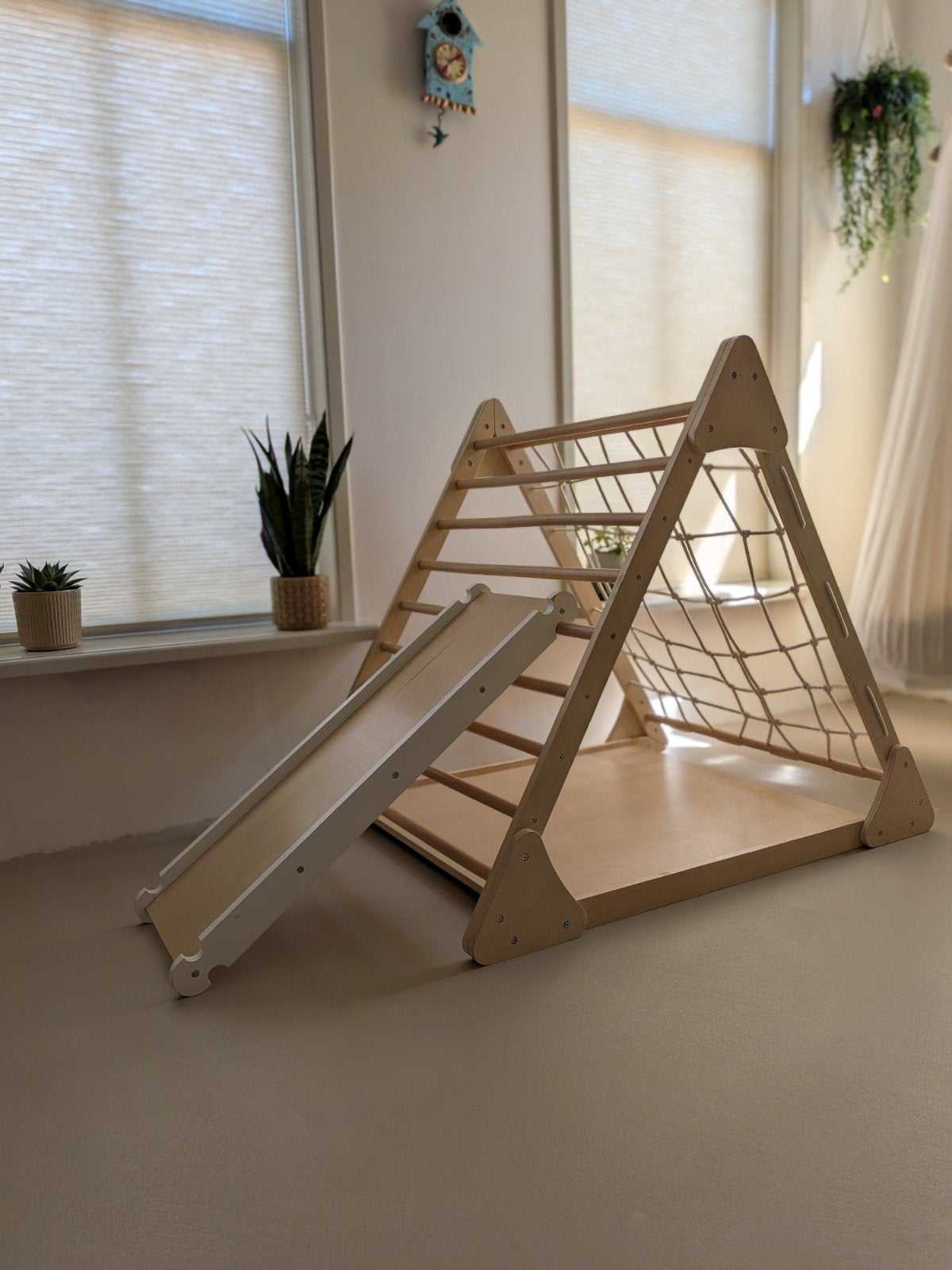 Maxx Kidz Pikler Klimrek XL met Glijbaan en Klimwand, Kinderen en Baby's, Speelgoed | Buiten | Speeltoestellen, Ophalen, Zo goed als nieuw