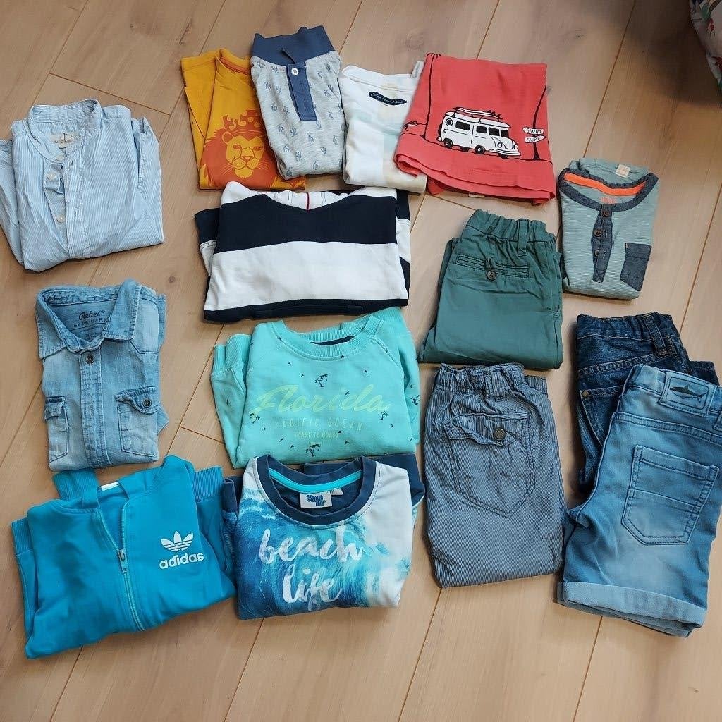 Kledingpakket jongen maat 98 / 104, Ophalen of Verzenden, Gebruikt, Maat 98