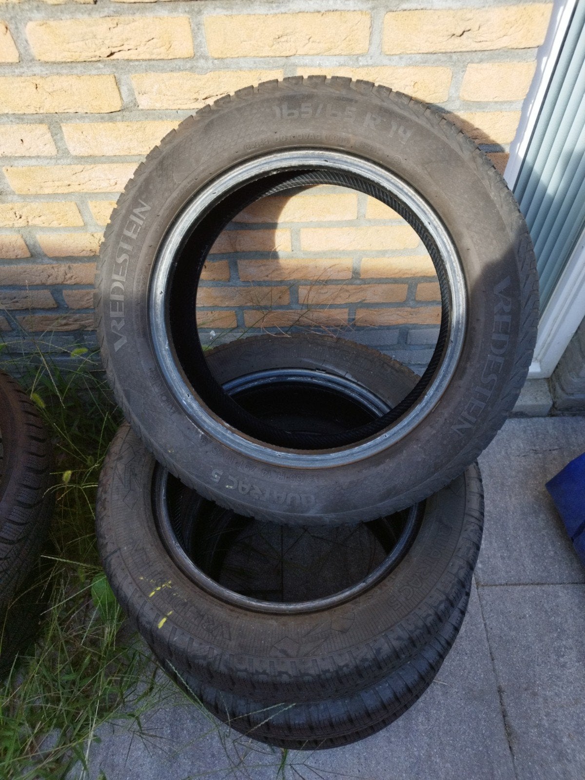 Vredestein Quatrac 5 All Season banden 165/65 R14, Auto-onderdelen, Banden en Velgen, Ophalen, 14 inch, Gebruikt, All Season