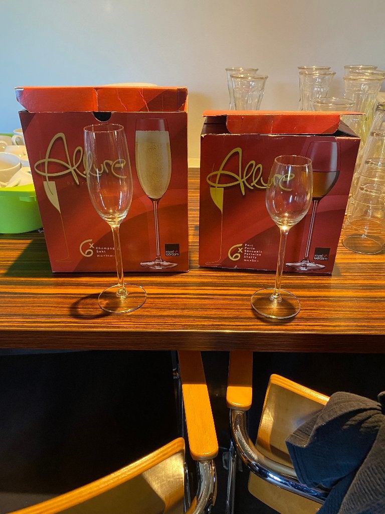 WIjnglazen, Ophalen, Nieuw, Overige typen