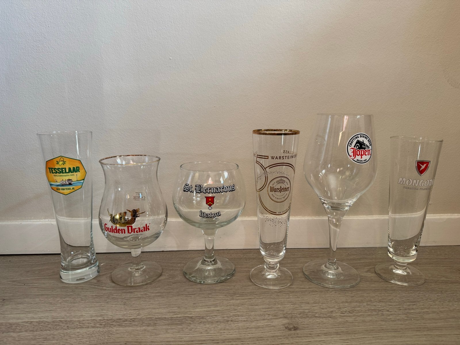 14x Speciaalbier glazen - Diverse merken, Overige typen, Ophalen, Gebruikt, Glas