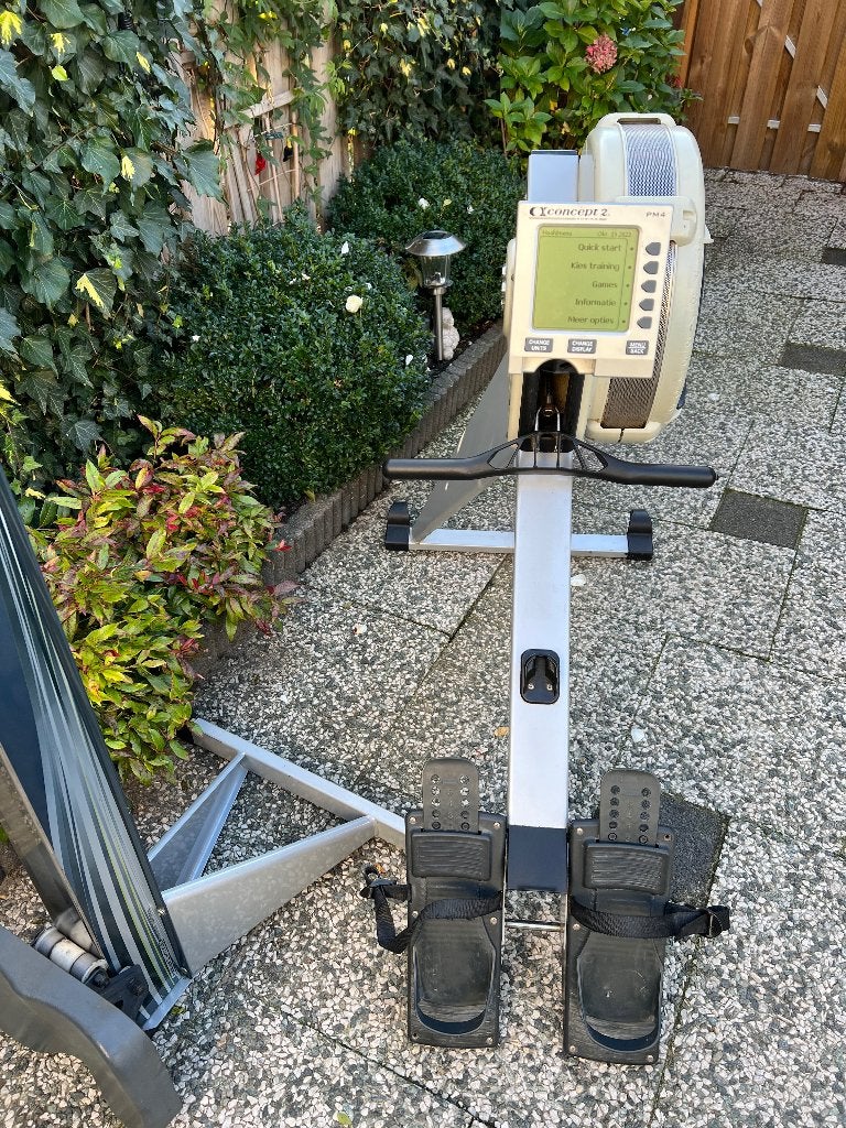 Concept 2 roeitrainer model E met PM4 display, Sport en Fitness, Fitnessapparatuur, Ophalen, Benen, Gebruikt, Metaal