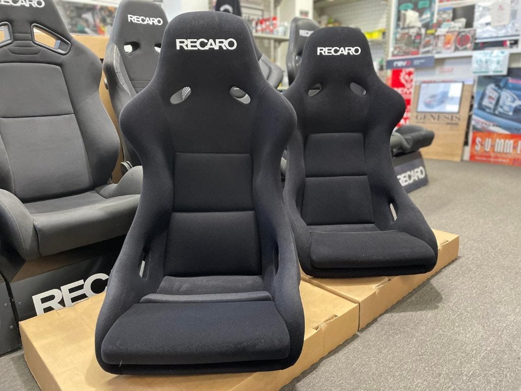 Recaro Pole Position stof velours carbon kuipstoel, Ophalen of Verzenden