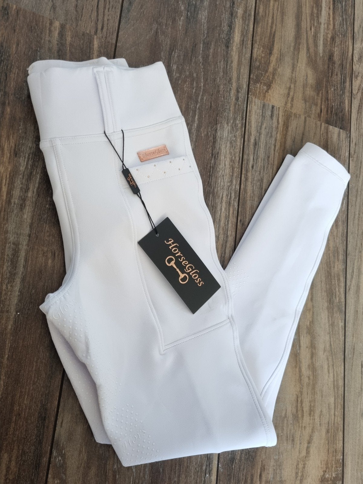 Horsegloss rijlegging/rijbroek wit XS, Dieren en Toebehoren, Ophalen of Verzenden, Nieuw, Dressuur, Onderkleding