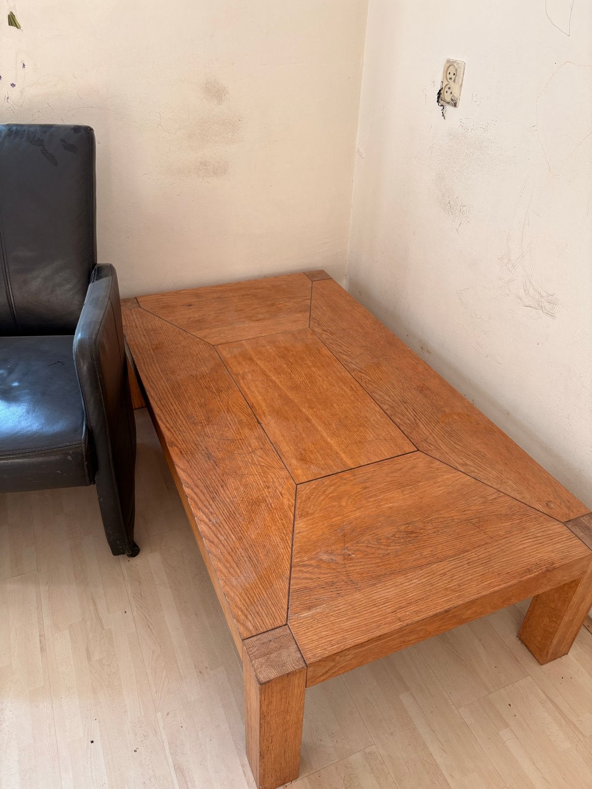 Kast en salontafel, Ophalen, Gebruikt, Rustiek