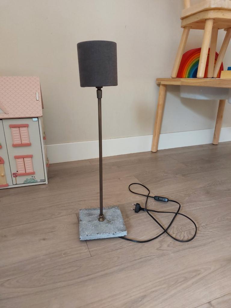 Aura peeperkorn tafellamp, Ophalen of Verzenden, Minder dan 100 cm, Metaal, Landelijk